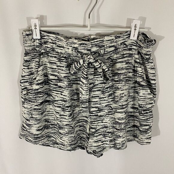 Lou & Grey Pants - Lou & Grey Ruffle Waist Paperbag Shorts
